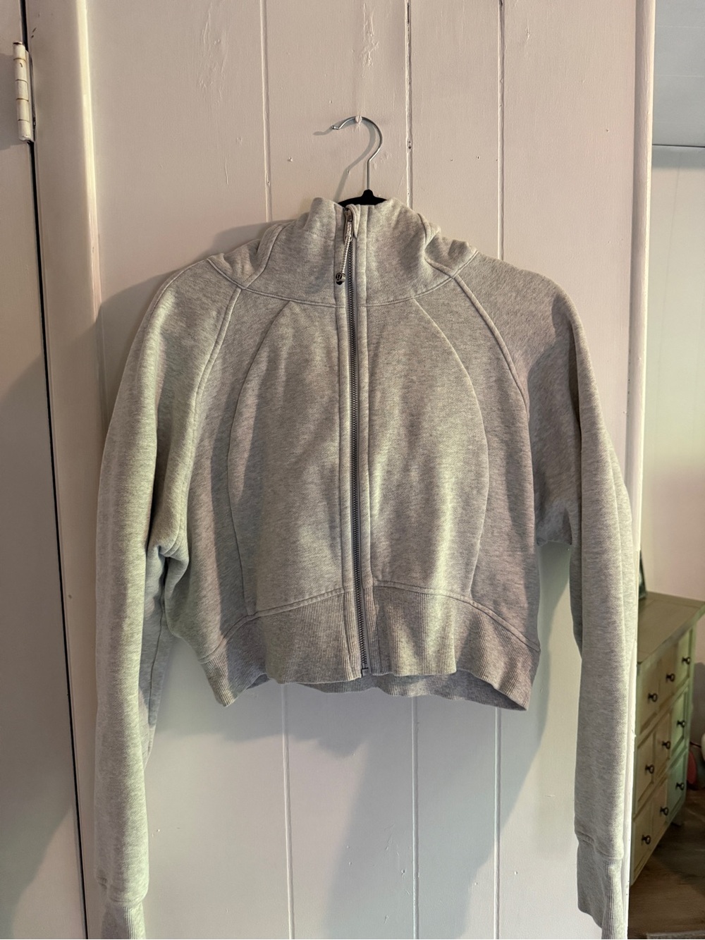 lululemon athletica Scuba full zip cropped hoodie